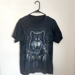 Cool Navy Wolf Tee